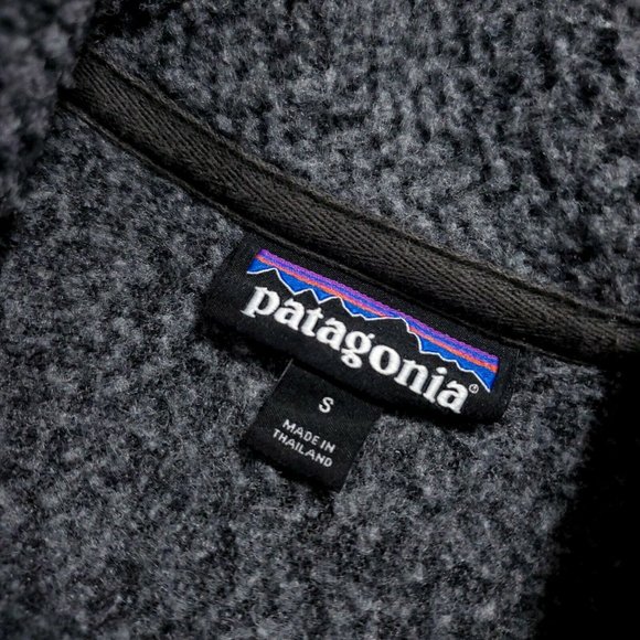 Patagonia Full-Zip WOOL Pile Fleece Sweatshirt - Grey Small Recycled Wool - Picture 5 of 6